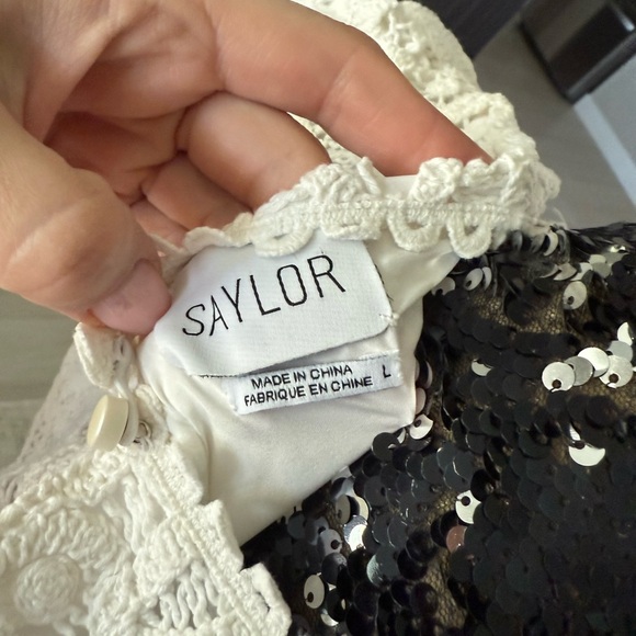 Anthropology SAYLOR White Lace set top & skirt - Picture 10 of 15